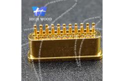 China J30J SERIES Glass Sintered Gas Sealed Rectangular Electrical Connector , J30JM1-21ZKS19 supplier