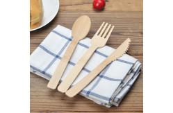 China Disposable Bamboo Knife And Fork Spoon Set Degradable Induividual Cutlery Set supplier