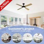 52 Inches Indoor Ceiling Fan With Light DC Motor Amart Control