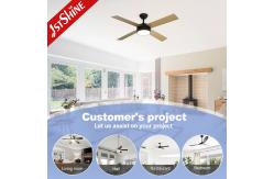 China 52 Inches Indoor Ceiling Fan With Light DC Motor Amart Control supplier