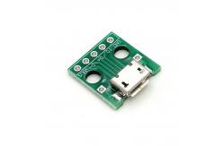 China USB To 2.54mm DIP Adapter Female Connectors PCB Converter Board supplier