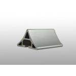 T4 Anodized Industrial Aluminum Profile AAMA AS Milling Drilling