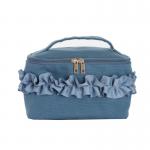 Blank Zipper Foldable Travel Canvas Custom Cosmetic Bag for sale