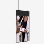 Shop Window Signage Stretched Bar Display 37 Inch IP4X Degree Dual Screen for sale