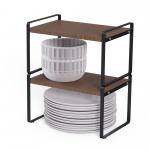 Standing Type Wood Element Modern Design Organizer Household Multifunctional Stylish Metal Kitchen Organizer for sale