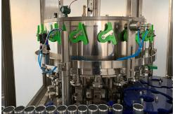 China Automatic Electric  Rising Filling Screwing Monoblock Bottling Machine supplier