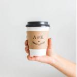 Disposable Coffee Kraft Paper Cup Holder Paper Coffee Custom Cup Sleeve for sale