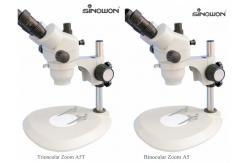 China High Accuracy Zoom Stereo Microscope Horizontal Axial Driver Control Knobs supplier