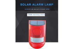 China 3in Solar Outdoor Motion Sensor Light With Alarm Wireless supplier