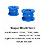 Pool Fountain Accessories Refined DN25 1 Inch Flanged Check Valve for sale