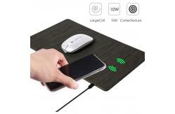 China Fast 10W Thick 4mm Custom Wireless Charging Pads Reliable PU Leather supplier
