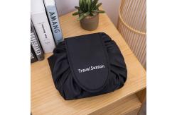 China Lazy Portable Polyester Drawstring Cosmetic Bag supplier