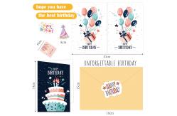 China 15 Pack Colorful Blank Greeting Cards With Envelopes supplier