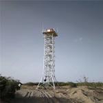 Bolts Connection Steel Plate Military Guard Tower for sale