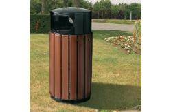 China Outdoor Trash Can Garbage Recycle Bin Metal Trash Recycling Trash Can supplier