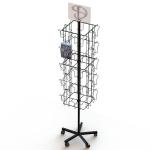 40 VDs Wire Pockets Books Metal Floor Spinner Display Rack for sale