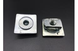 China m10 m12 Electrical Galvanized Channel Spring Nuts with Washer supplier