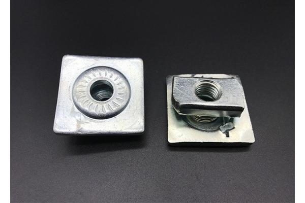 m10 m12 Electrical Galvanized Channel Spring Nuts with Washer