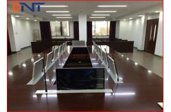 China 18.5 Inch Motorized Computer Desk Monitor Lift With Conference Microphone supplier