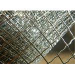 25mm Square Hole strong tensile Stainless Steel Woven Wire Mesh for sale