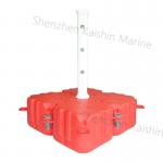 Customizable Modular Floating Dock Cube with 350 Kg Load Capacity and Non-slip Textured Surface for Marina Floating Structures for sale