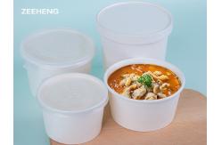 China PP Coating Safe Microwave Disposable Bowls 16oz With Lids supplier