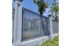 China Balustrades Handrails Galvanized Temporary Metal Steel Fence with Black supplier