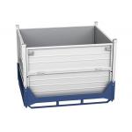 Collapsible Stacking Stillages Brick Pallet Lifting Cage Grey 2000kg for sale