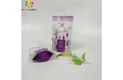 China Custom Matte Printing Foil Pouch Packaging Flat Bottom Body Scrub Bag With Zipper supplier
