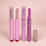 Custom Built In Sponge Pencil Shaped Smudge Proof Standard Capacity Lipstick Pencil Container for sale