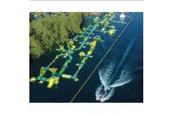 China Customizable Theme Inflatable Water Park 1 Year Warranty supplier