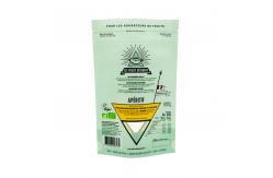 China Custom printed zipper Biodegradable bag, Compostable stand up bag with window supplier