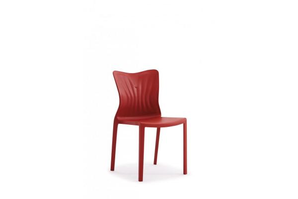 Stackable Dining Office Waiting Room Chairs PP Plastic Modern