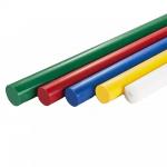 100% Virgin Plastic PVC Round Rod Smooth Surface Rigid 4mm for sale