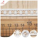 Pure Cotton Ribbon Guipure Lace Trim Warp Embroidery Lace Trims For Curtain