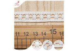 China Pure Cotton Ribbon Guipure Lace Trim Warp Embroidery Lace Trims For Curtain supplier