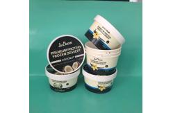 China single wall Container Paper Ice Cream Cups Yoghurt Paper Boxes 1oz To 32oz supplier
