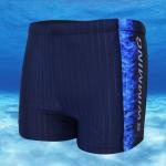 Printed Boxer Mens Swimming Trunks Hot Spring Sports Male Swim Wear for sale