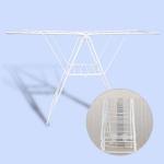 Large Capacity Folding Clothes Hanger Rack K Shape 2 Layer