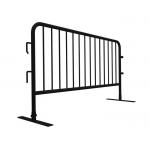 Heavy Duty 8.5 Ft Portable Road Metal Steel Galvanized Tube Crowd Control Security Barrier for sale