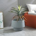 Rust Resistant Fiber Clay Planters Smooth Surface Easily Assembled for sale