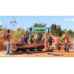 Horizontal cutting electrical chainsaw mill portable /Petrol sawmill chainsaw