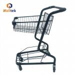 2 Layer Supermarket Shopping Trolley For Grocery 100KG Loading for sale