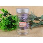 Transparent PET Plastic Cosmetic Jar Container with Aluminum / Plasitc Cap