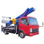 China   HOWO 4*2 New Diesel  High-Temperature Resistant AWP | Hydraulic Boom Lift for Oilfield & Pipeline Maintenance for sale
