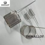 40*40mm Counter Electrode Platinum Mesh Cylinder Cathode & Anode for sale