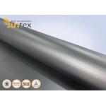 Black Neoprene Coated Glass Cloth For Flexible Connector Weather Proofing Material for sale