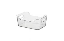 China 19.7x13.9cm Transparent Plastic Storage Boxes Plastic Storage Organizer supplier