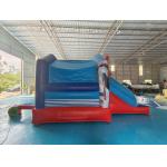 Fireproof 0.55mm Inflatable Jumping Castle Bouncer Combo With Slide Spiderman