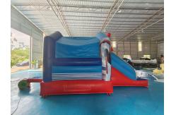 China Fireproof 0.55mm Inflatable Jumping Castle Bouncer Combo With Slide Spiderman supplier
